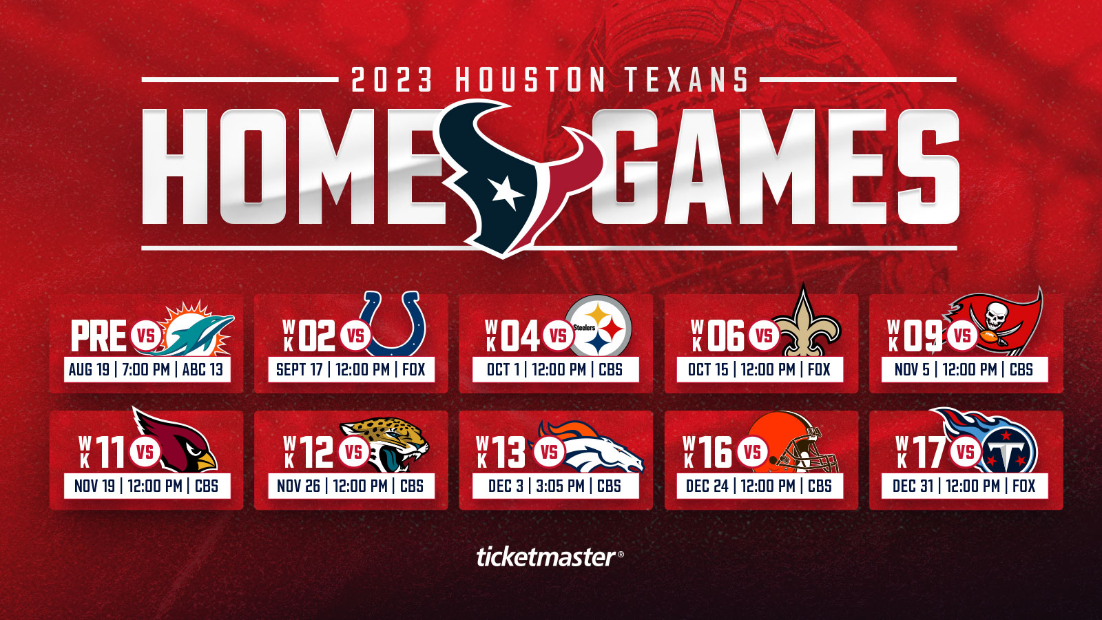 2023 Houston Texans Season Ticket Interest